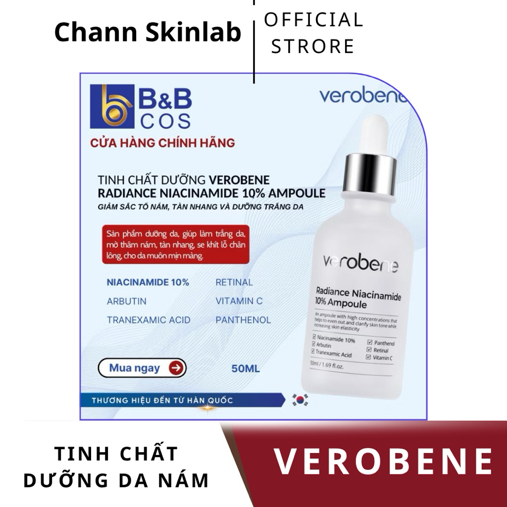 Verobene Radiance Niacinamide 10% Ampoule