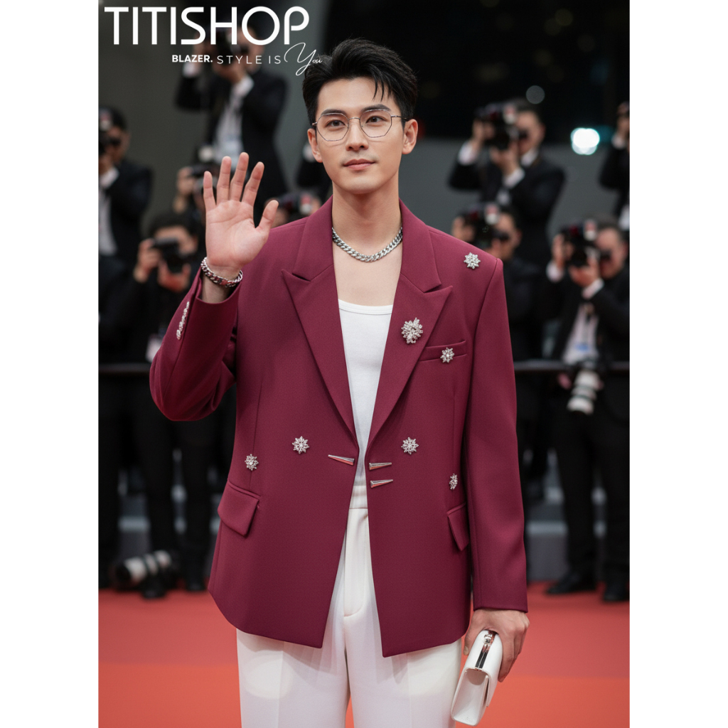 ( Đặt Nhanh ) Áo Blazer Nam Đi Tiệc Event , Áo Vest nam . Bộ Blazer Nam , Jacket Nam , Áo Khoác Twee
