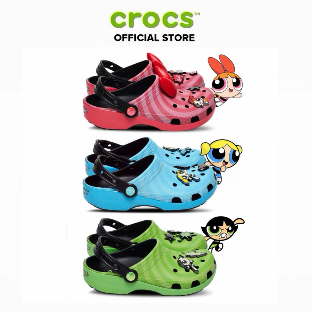 [ CHÍNH HÃNG ] GIÀY Crocs The Powerpuff Girls Blossom Classic Clog
