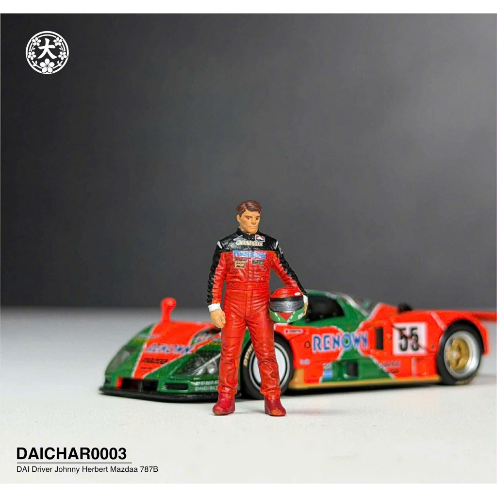 DAICHAR0003 - DAI Driver Johnny Herbert Mazdaa 787B