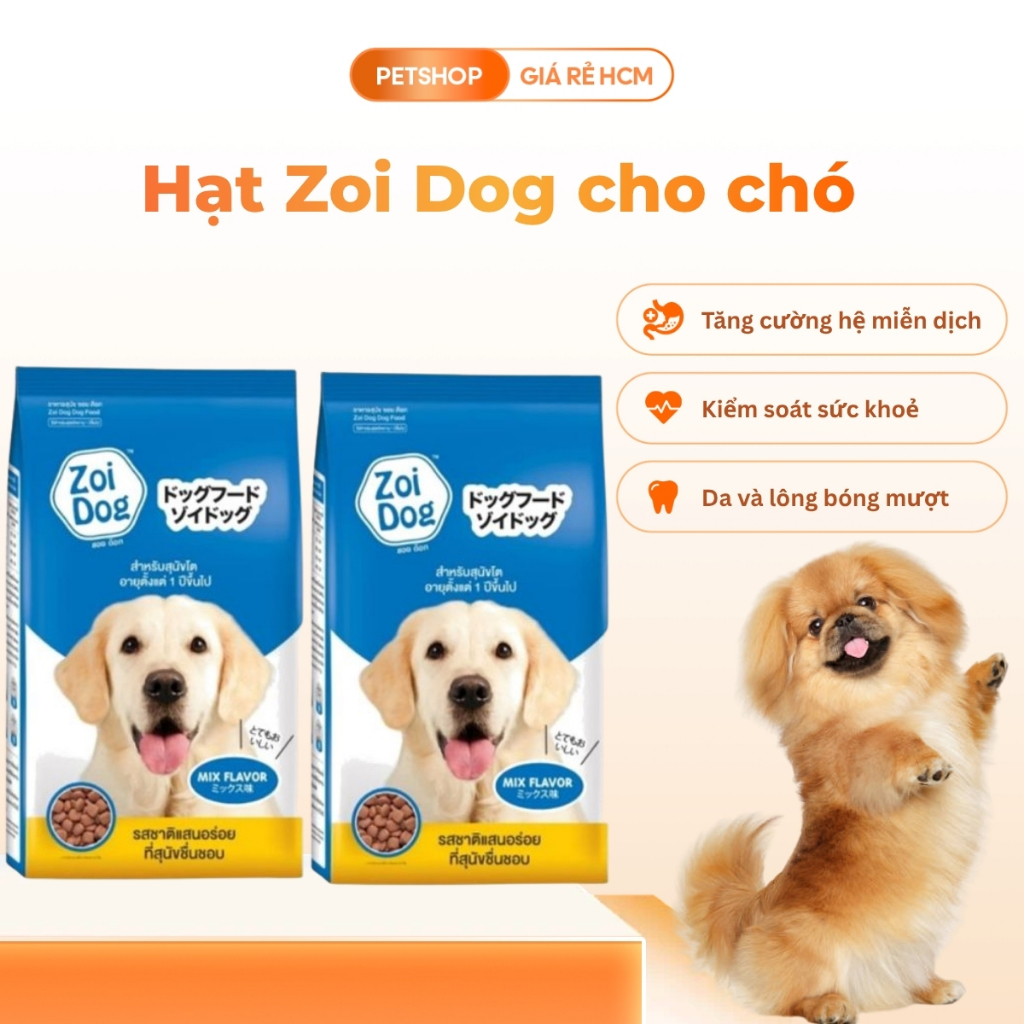 (Bao 20kg) Hạt Cho Chó Trưởng Thành Zoi Dog bao 20kg (1kg x 20 gói)-PSGR