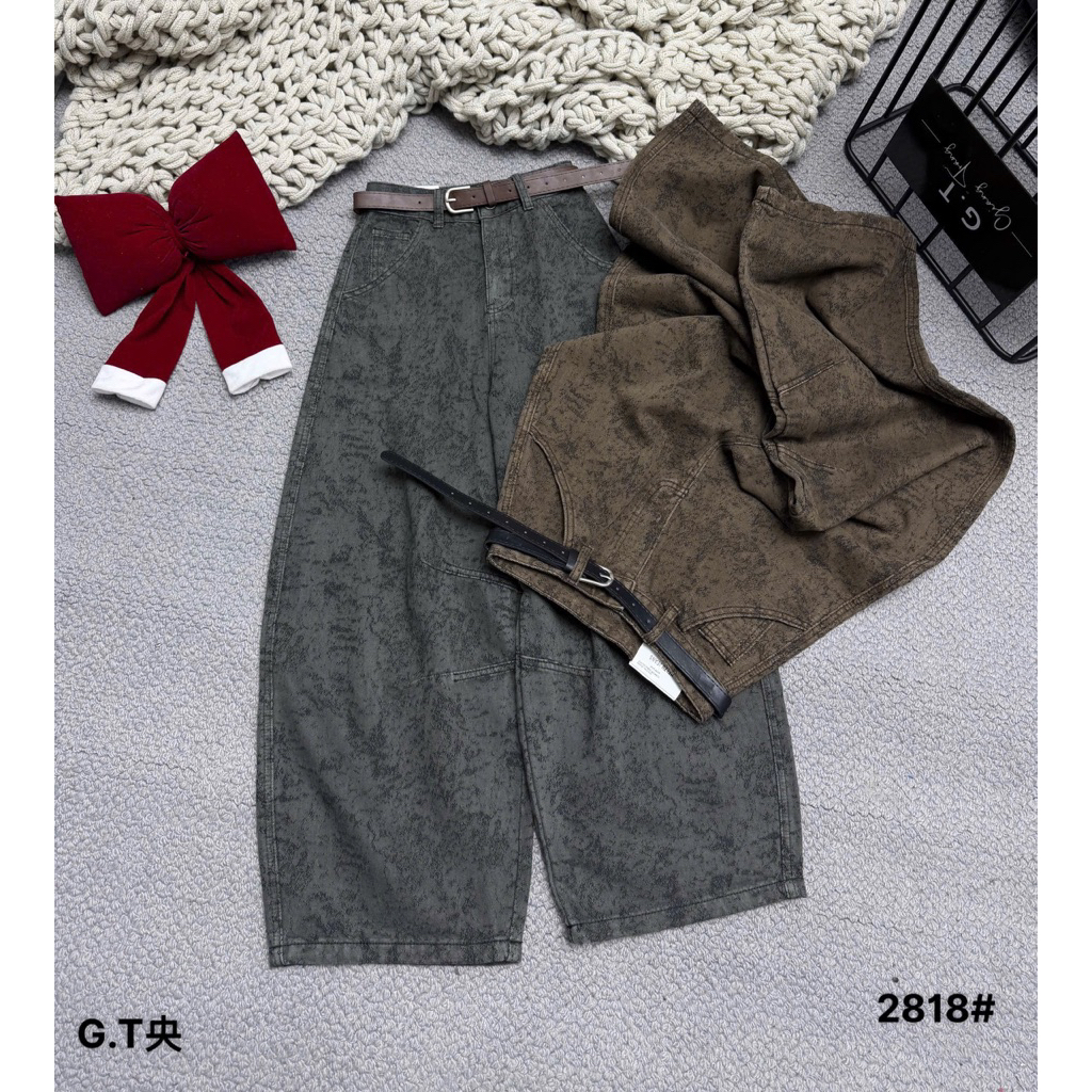 Quần 2818# bagy bò còn 1 m ghi