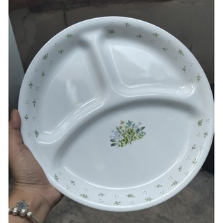 Đĩa chia ngăn Corelle Mỹ ( hàng 2hand Nhật)
