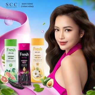 Dầu Gội FRESH Thiên Nhiên Nuôi Dưỡng Tóc Chắc Khoẻ, Mềm Mượt, Bồng Bềnh 180gram