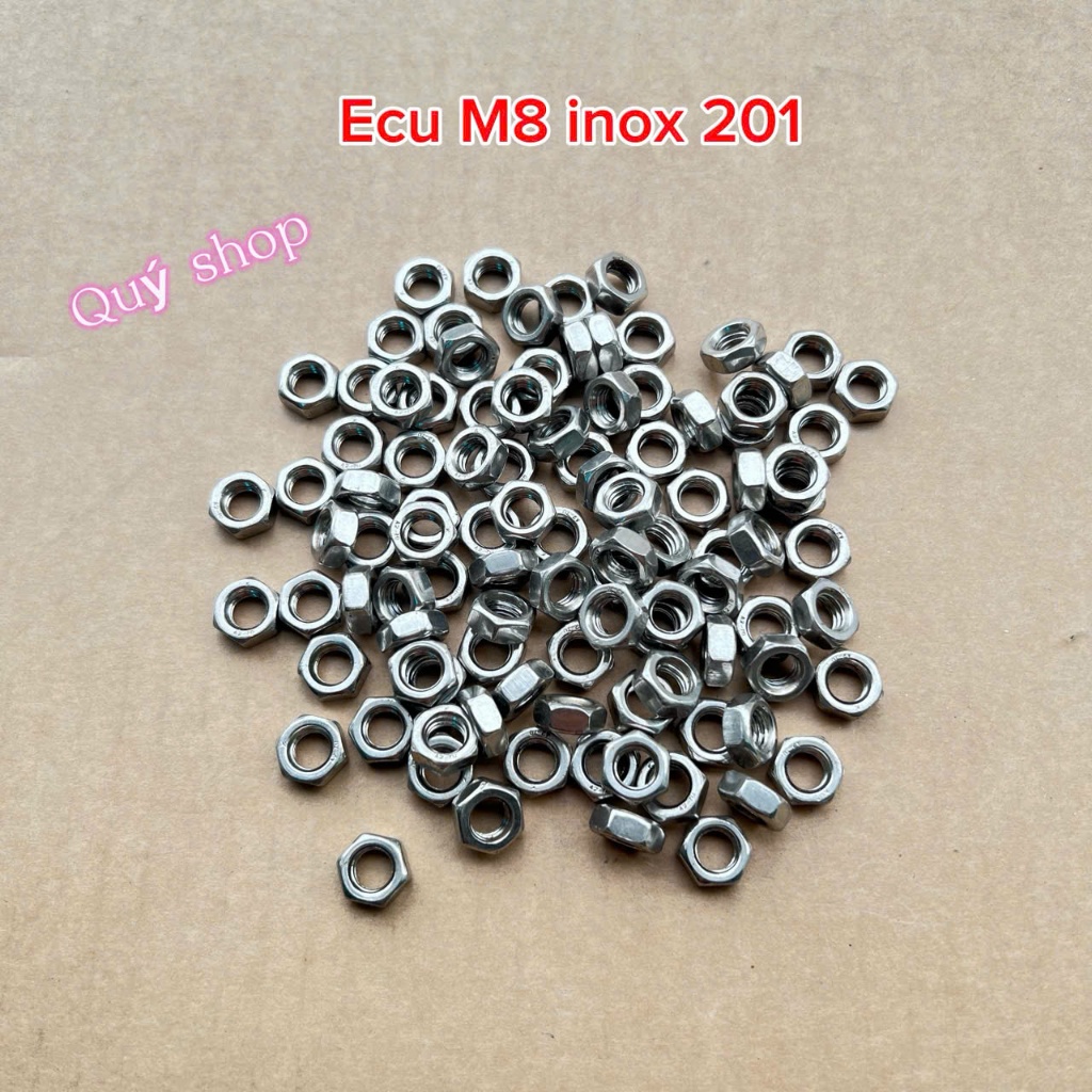 Bulong ( Ốc) đầu lục giác chìm, Ecu, Long đen chất liệu Inox 201