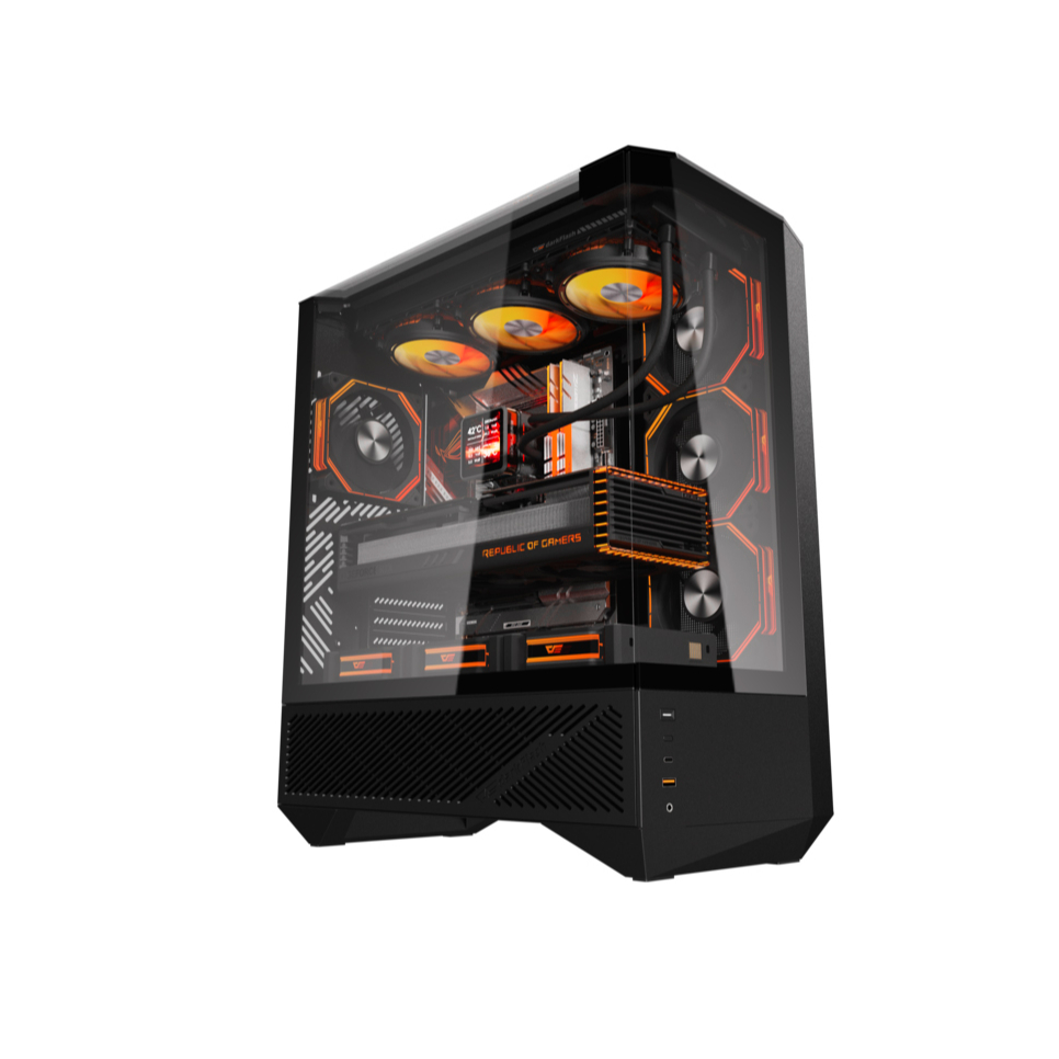 VỎ CASE PC DARKFLASH DY460 BLACK - Hàng Chính Hãng - Bảo Hành 12 Tháng - Full VAT