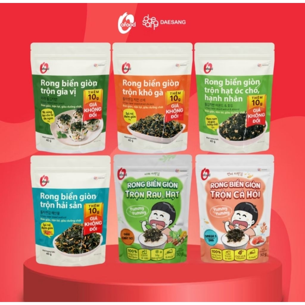 Rong biển rắc cơm Ofood