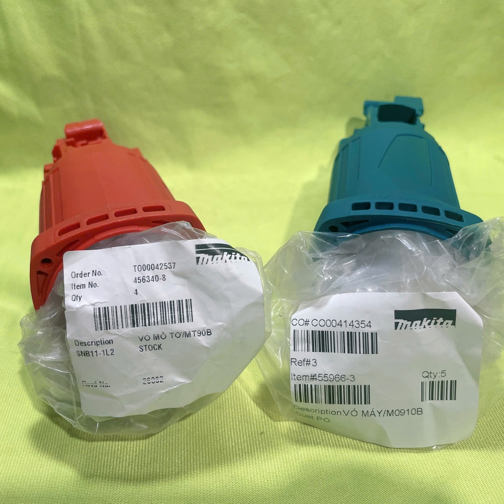 Vỏ máy mài Makita M0910B -100m công tắc đuôi ( xanh ) Maktec MT90 và M0900B ( đỏ )