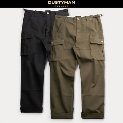 Quần Kaki Nam Túi Hộp Ống Suông Unit Dustyman, Chất Kaki Cotton, Cổ Điển,K161