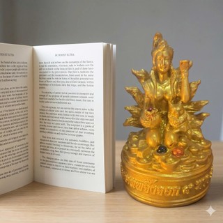Tượng Trang Trí Decor H҉ồ L҉y҉ V҉i҉p҉ Thái Lan Màu Vàng