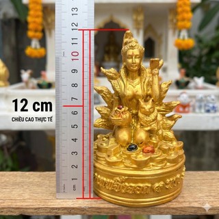 Tượng Trang Trí Decor H҉ồ L҉y҉ V҉i҉p҉ Thái Lan Màu Vàng