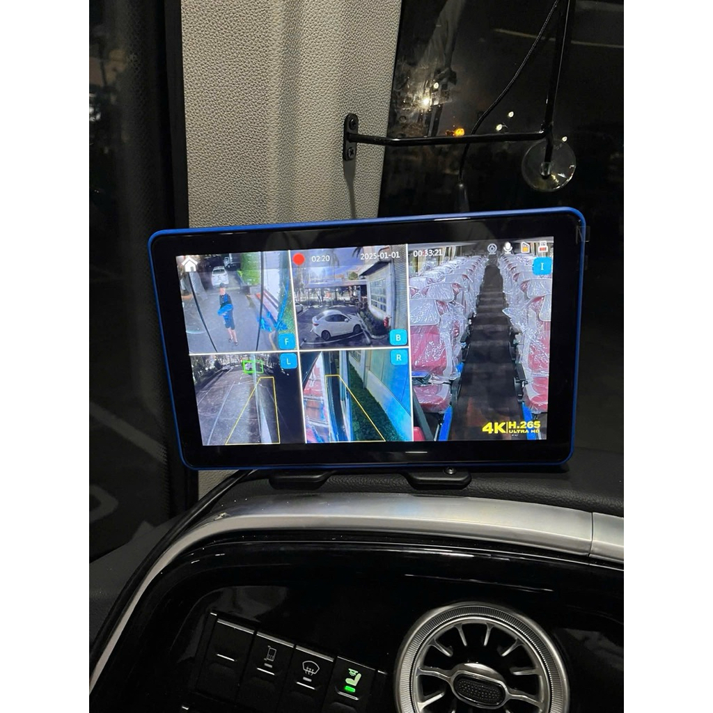 Bộ Camera Xe tải 5 mắt AHD 1080 màn 10 inch cảm ứng điện 12-24V | Đại Việt Auto