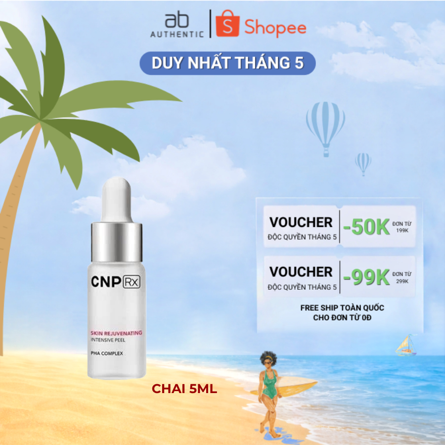 [Top 1 bán chạy] Lọ Peel tẩy da chết tái tạo da chuyên sâu CNP Rx Skin Rejuvenating Intensive Peel 5ml - AB Authentic | BigBuy360 - bigbuy360.vn
