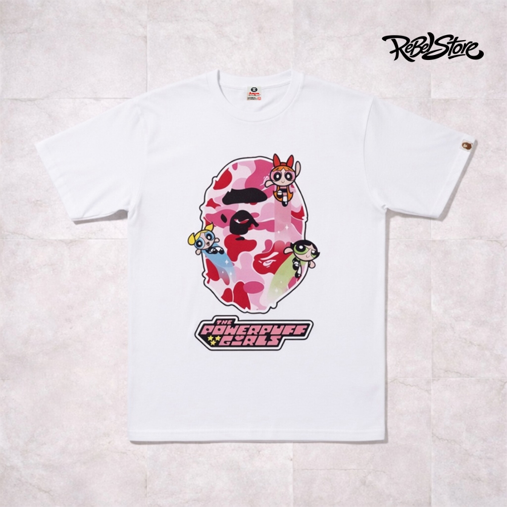 Áo Thun BAPE Powerpuff Girls Form Rộng Unisex Cotton 280GSM – REBEL STORE