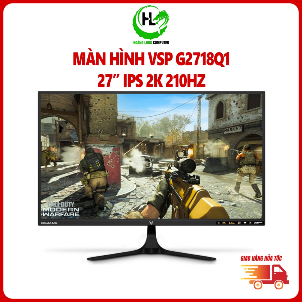 Màn Hình VSP G2718Q1 27 Inch 2K 210Hz 0.3ms Fast IPS 1.07 tỉ màu Chuyên Game Bảo Hành 36 Tháng