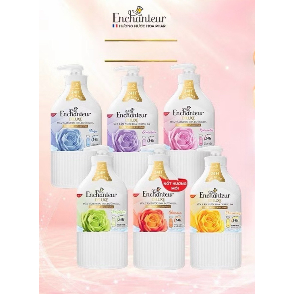 Sữa tắm hương nước hoa Enchanteur 650G, 900G