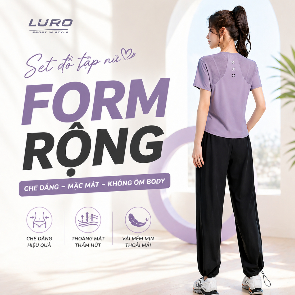 S108-11N — Set Đồ Tập Nữ Form Rộng