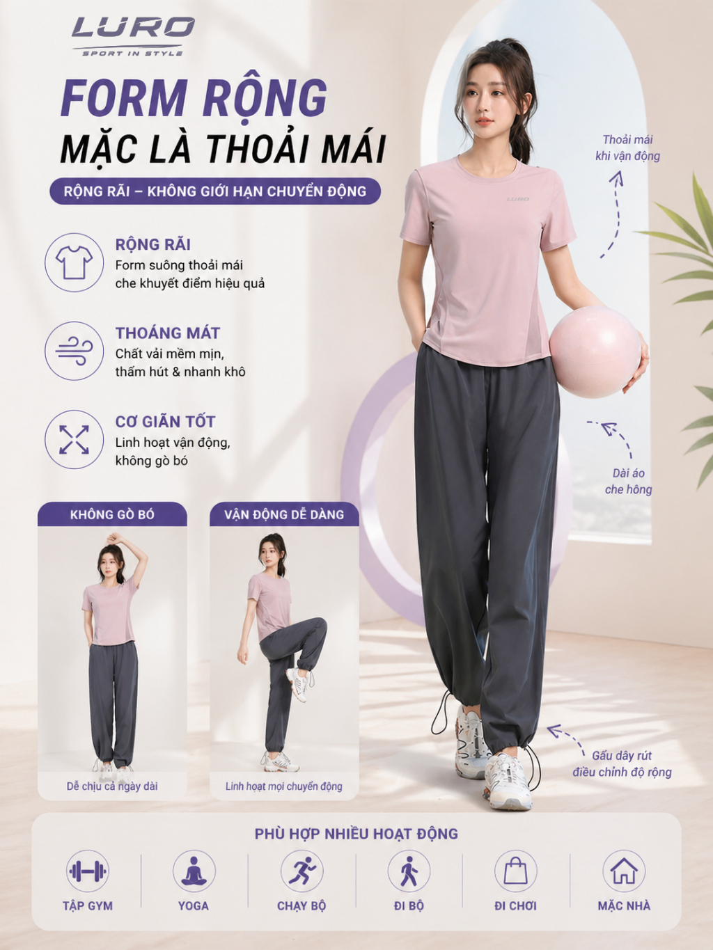 S108-11N — Set Đồ Tập Nữ Form Rộng 2