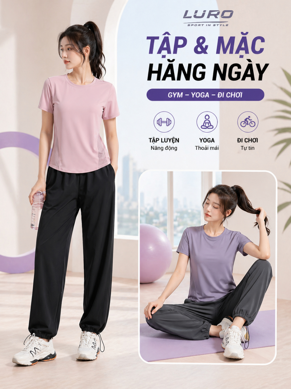 S108-11N — Set Đồ Tập Nữ Form Rộng 8
