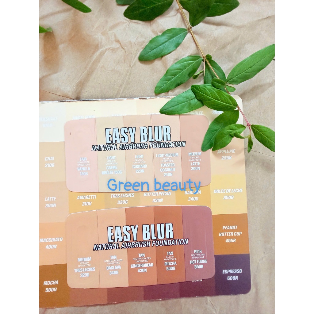 kem nền, kem lót huda beauty Set Kem lót + Kem nền Easy Blur Huda Beauty
