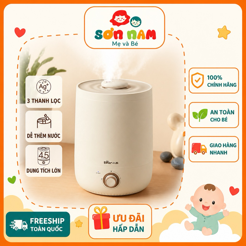 Máy Phun Sương Tạo Ẩm Bear JSQ-C45U1