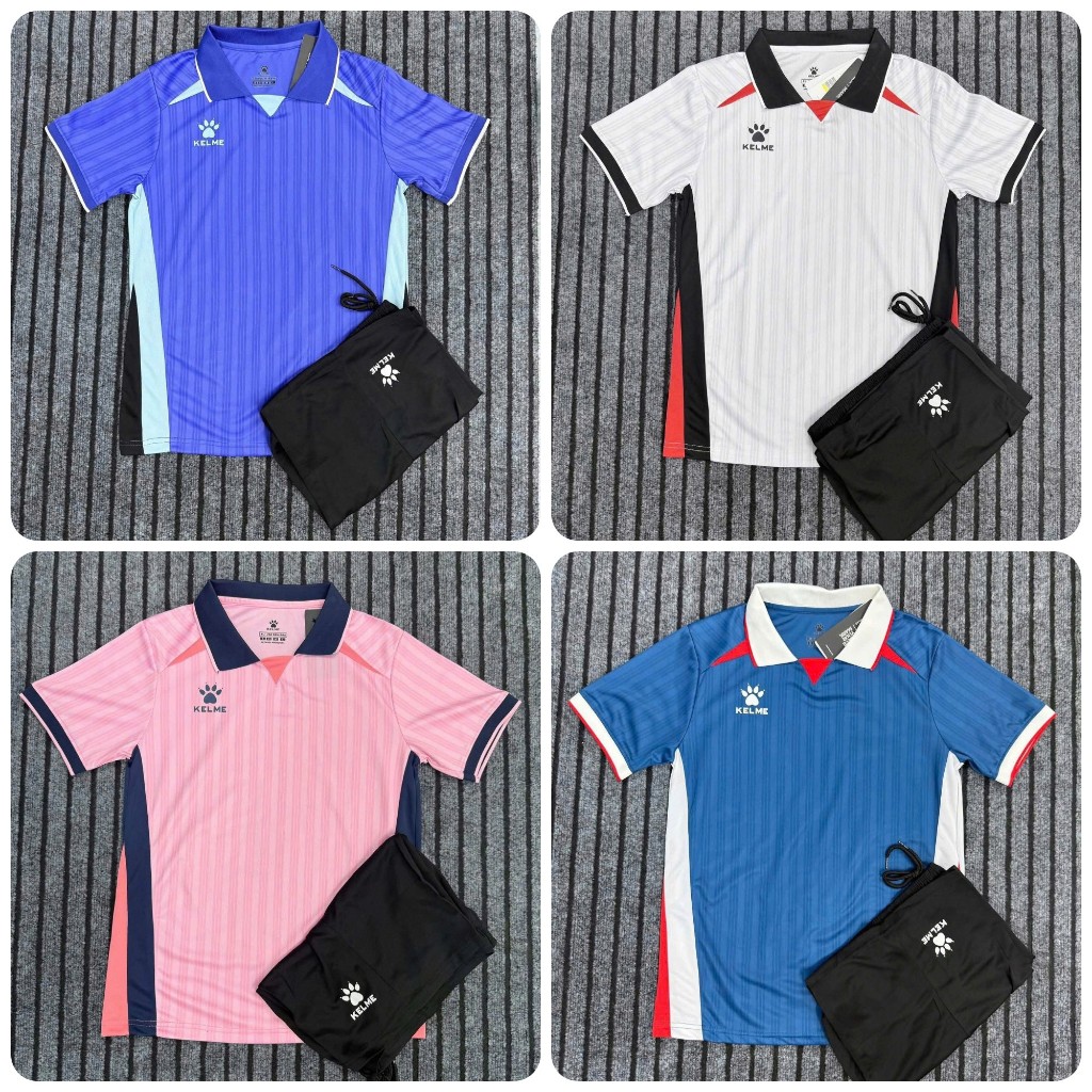 Bộ quần áo Kelme NĐ Polo có cổ bẻ Nam Nữ