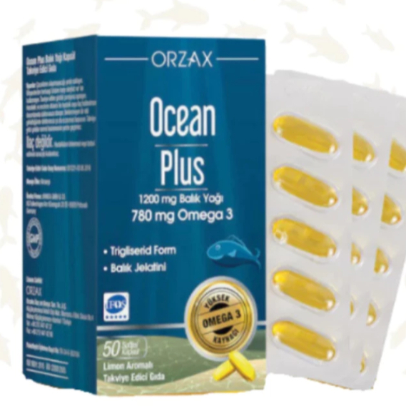 Orzax Ocean plus (hộp 30 viên ) Dầu cá Omega 3 ,hỗ trợ sức khỏe tim mạch
