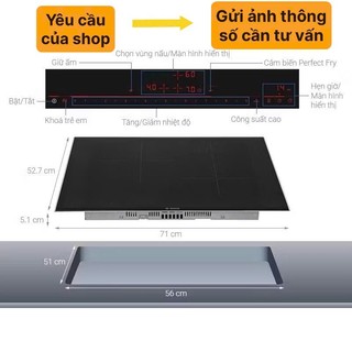 Kệ bếp điện từ inox ( inox 304 dày 1.5 mm )