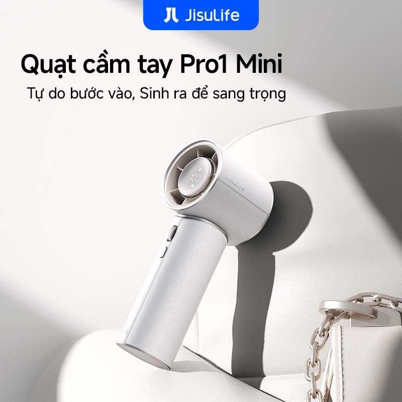 【Mới】Quạt cầm tay JisuLife Pro1 Mini gió mạnh pin dài màn hình LED quạt để bàn di động thêm tinh dầu/nước hoa | BigBuy360 - bigbuy360.vn
