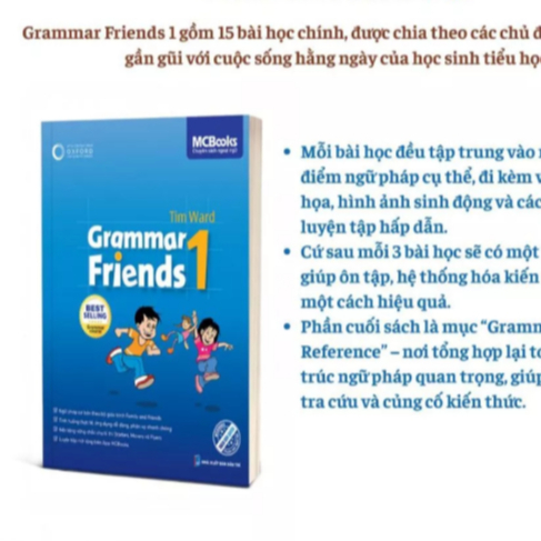 Sách - Grammar Friends 1 - Tài liệu học Tiếng Anh chuẩn quốc tế Tiểu học và THCS - MC