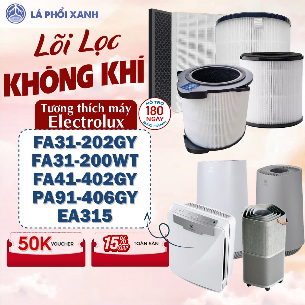 Lõi lọc tương thích máy Electrolux FA31 FA41 PA91-406GY EP32-25UGA EP53-46GA - Màng lọc tương thích 