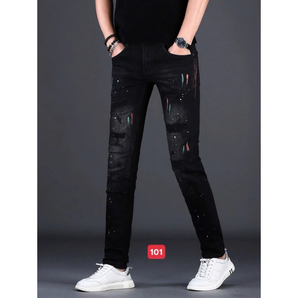 Quần jean nam thời trang Kelvin Fashion, quần bò nam cao cấp mẫu mới phong cách trẻ trung - JD61