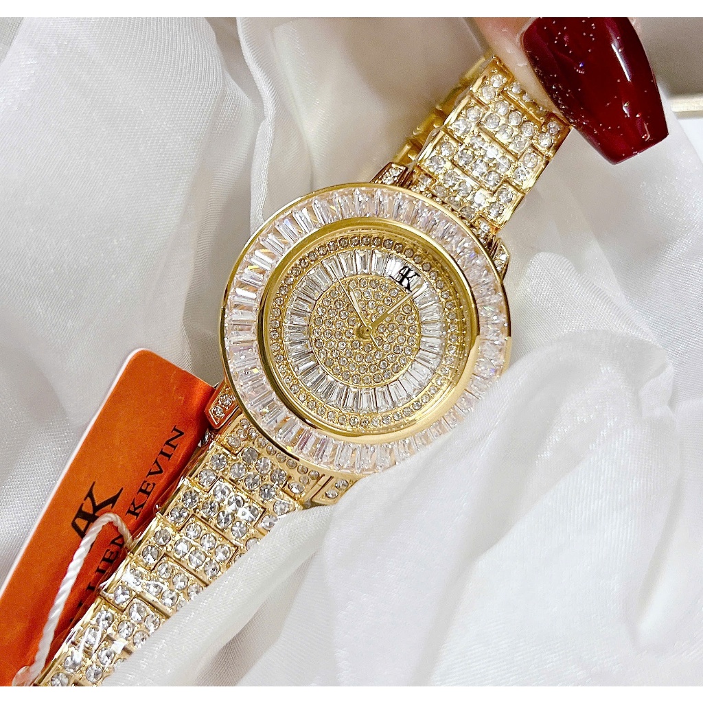 Đồng Hồ Nữ Allien Kevin AK6487 Dây Thép Nạm Đá BlingBling Size 36mm (1993Watch)