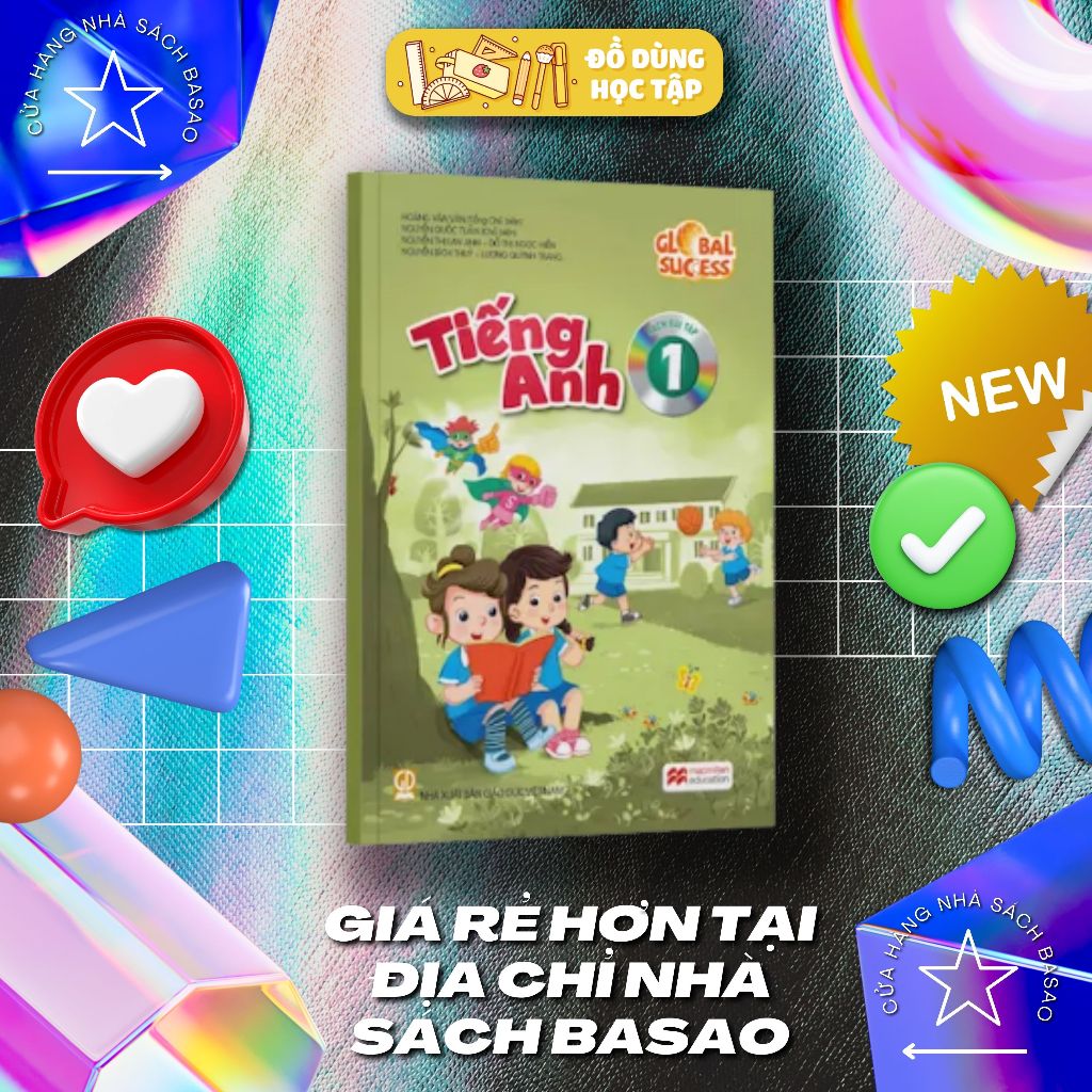 Bài tập Tiếng Anh Lớp 1 Global Success 1 – Workbook