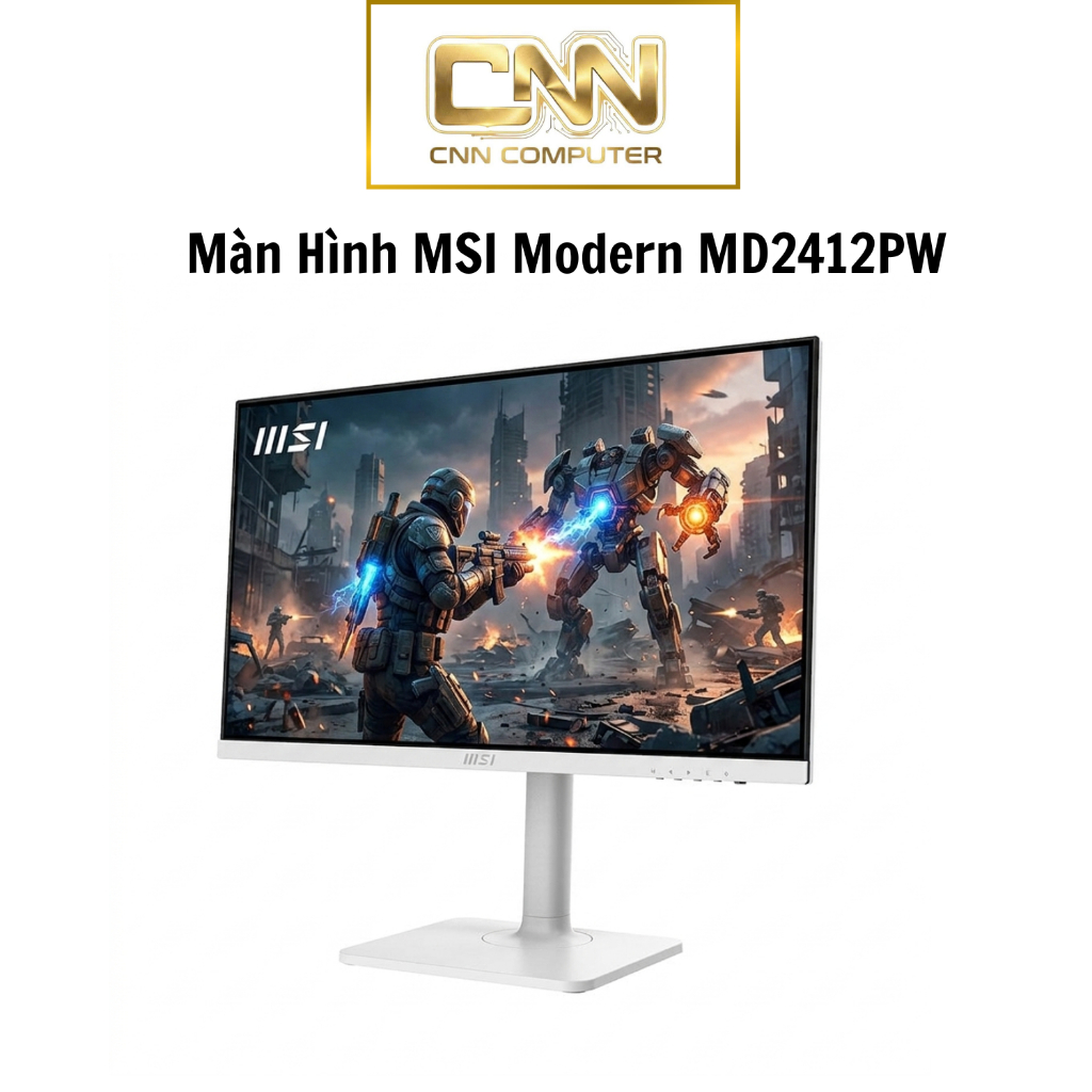 Màn Hình MSI Modern MD2412PW 24 Inch IPS 100Hz, Thiết Kế Hiện Đại, Viền Mỏng