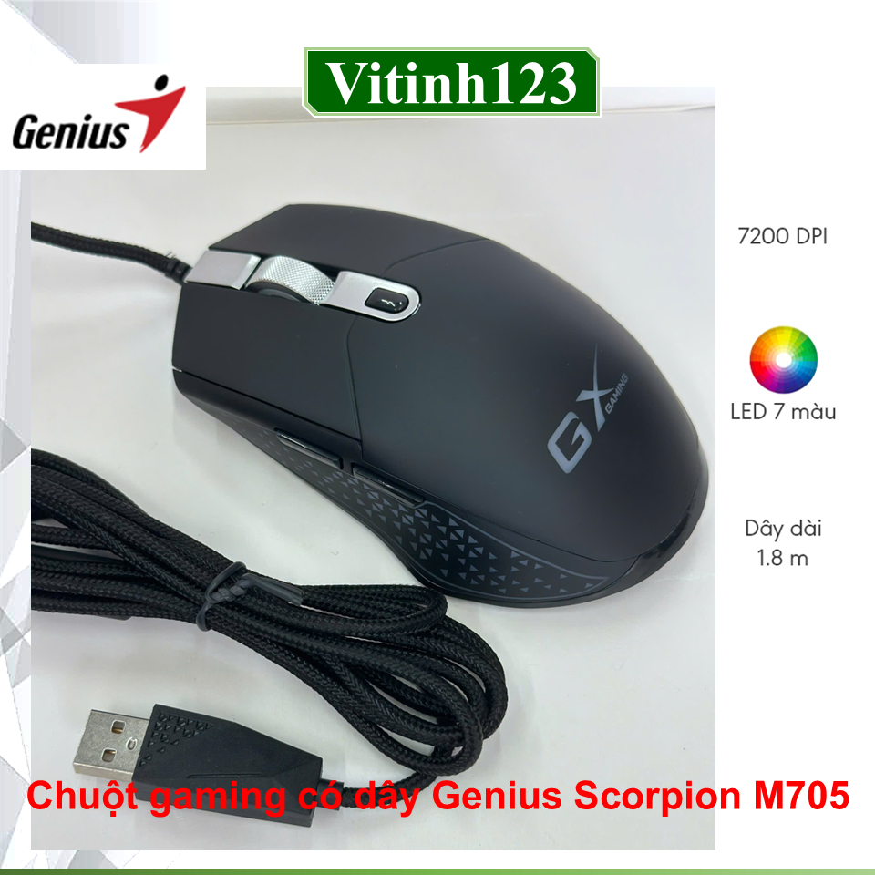 Chuột có dây Genius Scorpion M300, Scorpion M705