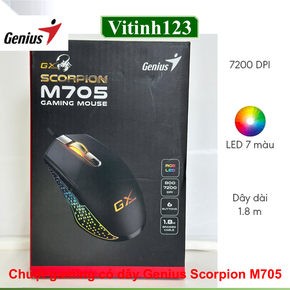 Chuột có dây Genius Scorpion M300, Scorpion M705