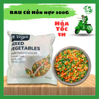 [Hỏa Tốc 1H] Rau Hỗn Hợp Đông Lạnh 500G- Chiên Cơm- Hầm Canh- Nấu Soup