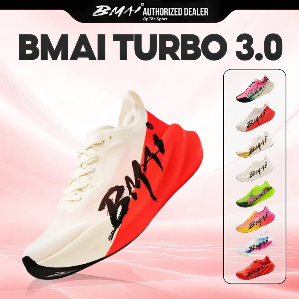 Giày Bmai | Giày Chạy Bộ Bmai 3.0 Turbo| Giày Full Carbon | Hàng Chính Hãng | Giày Tập Luyện Và Thi 