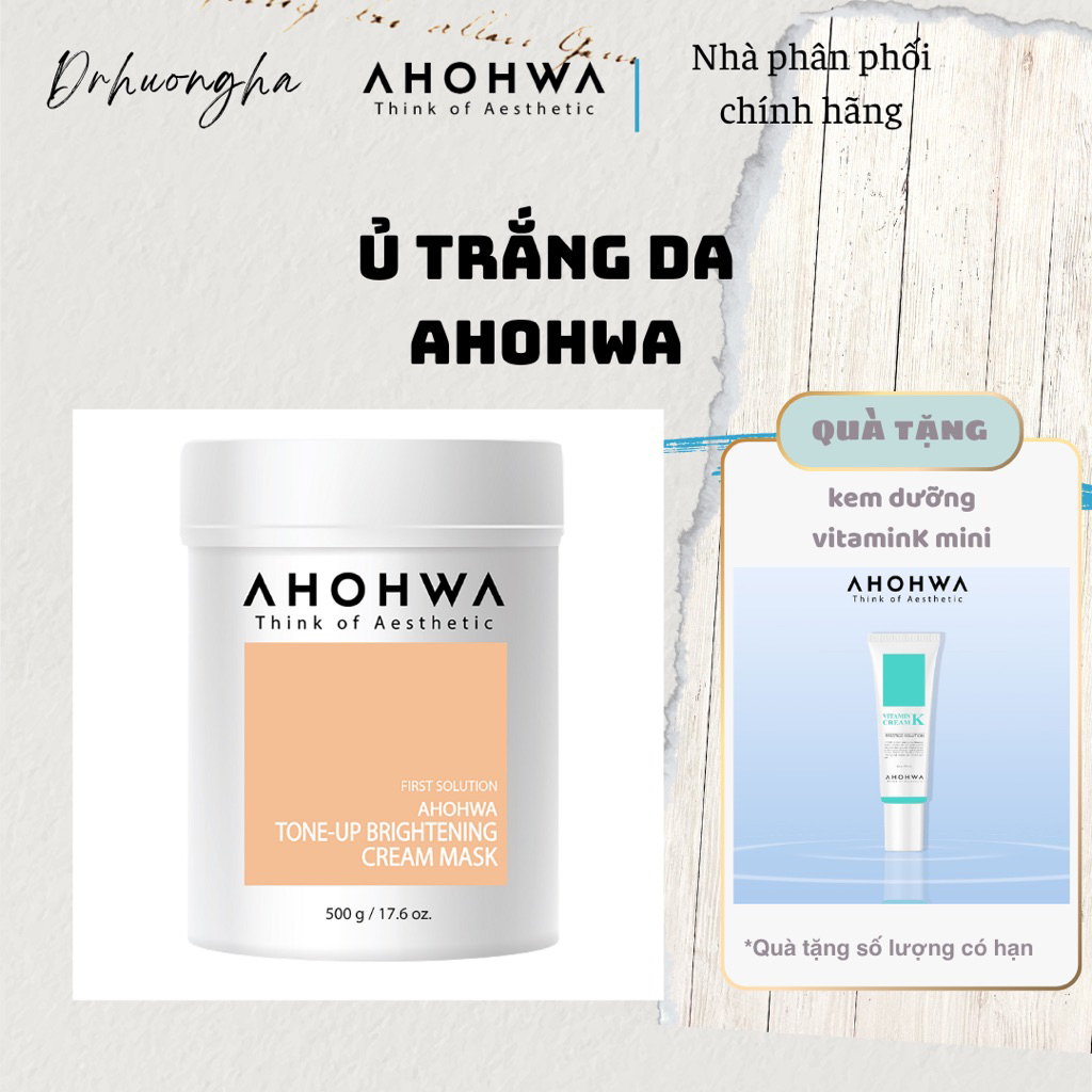 Mask ủ trắng Ahohwa
