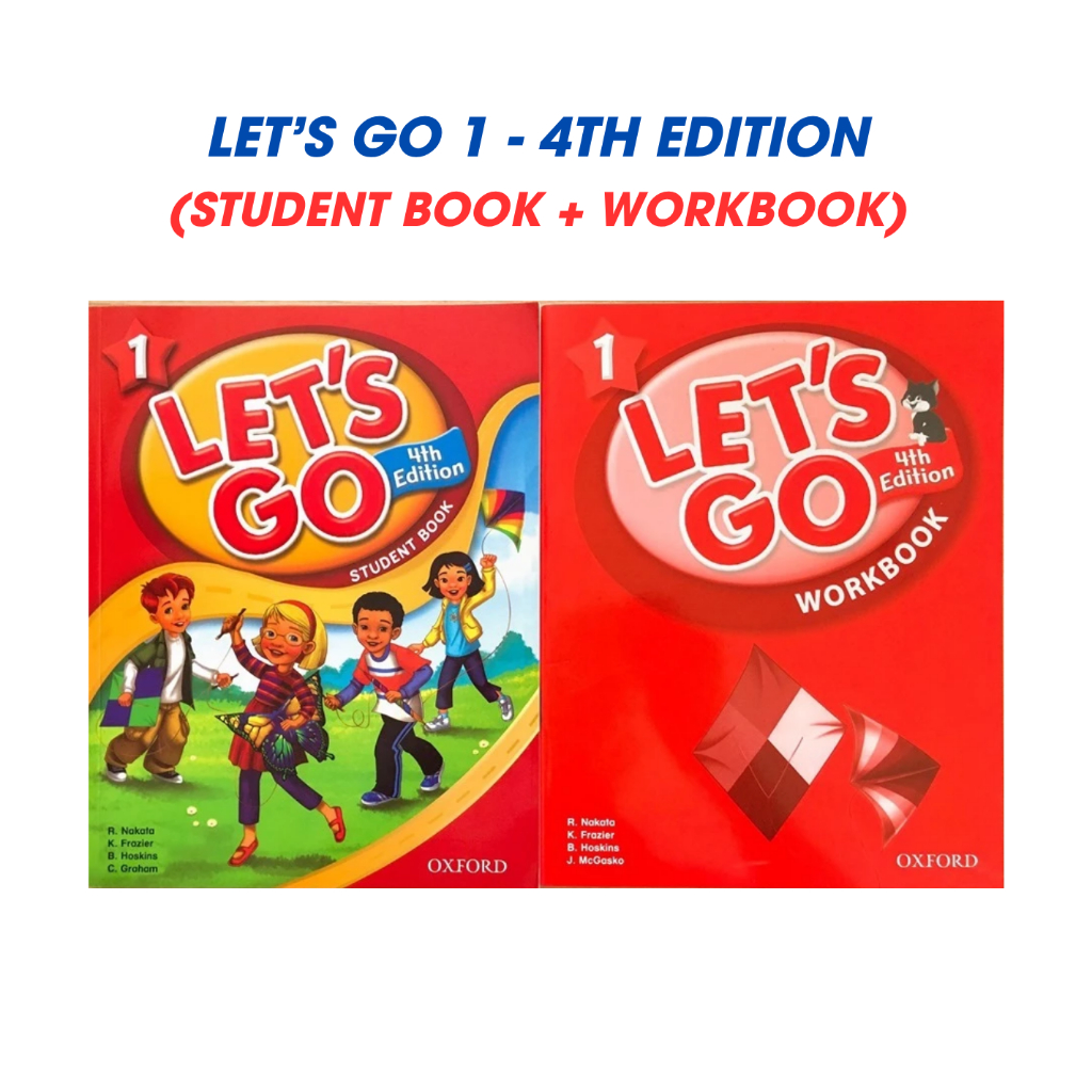 Sách - Combo trọn bộ 2 cuốn tiếng Anh Let's Go 1- Bản 4th Edition (WB + SB)