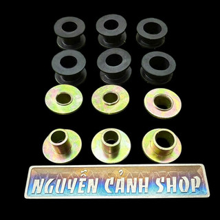 Bộ ốc cao su đệm gác chân Wave 2000-2004