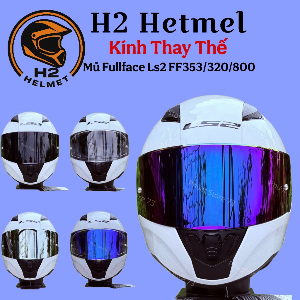 Kính Gắn Nón Fullface LS2 FF353 / FF320 / FF800 ( Không Bao Gồm Mũ )
