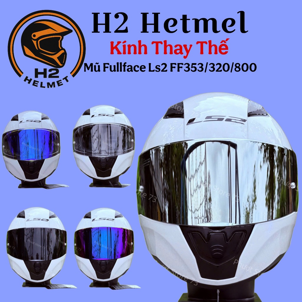 Kính Chắn Gió Fullface LS2 FF353 / FF320 / FF800 ( Không Bao Gồm Mũ )
