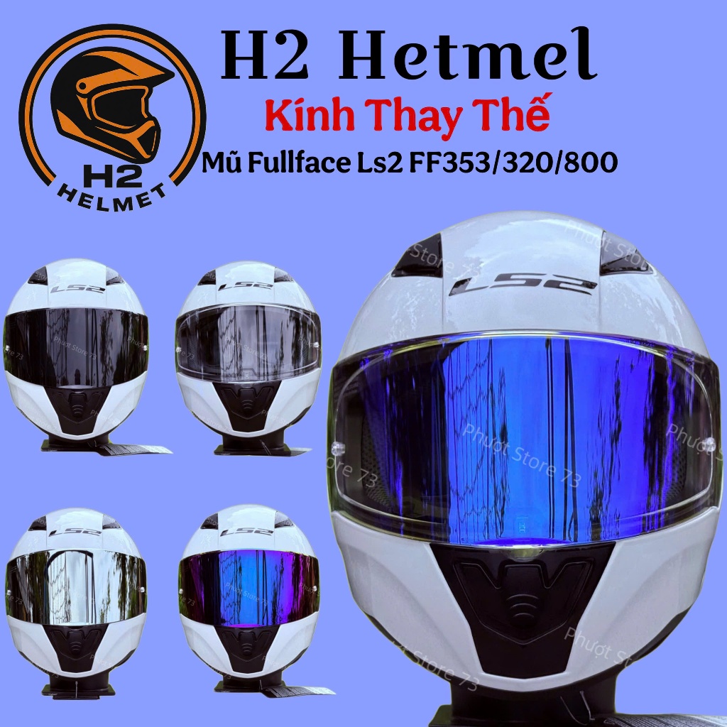 Kính Gắn Mũ Fullface LS2 FF35 /FF320/FF800 ( Không Bao Gồm Mũ )