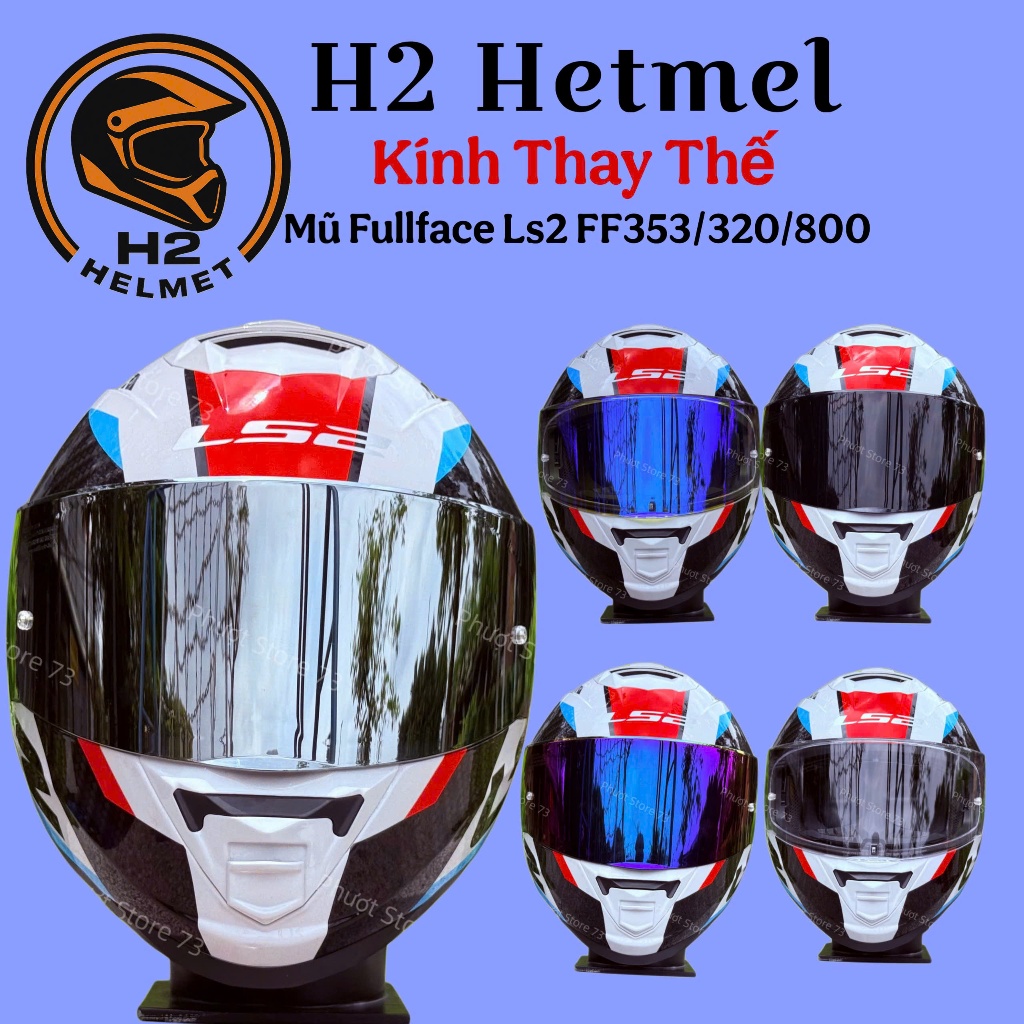 Kính Mũ Fullface LS2 FF353 / FF320 / FF800 ( Không Bao Gồm Mũ )