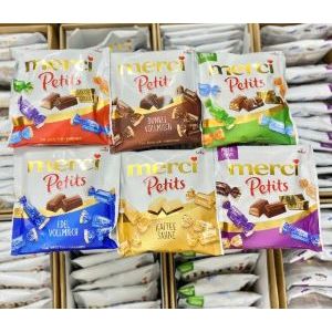 Chocolate Merci Petits Crunch Collection 125gr