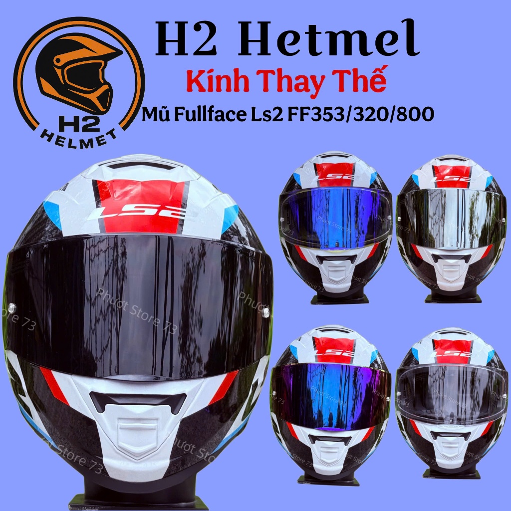 Kính Thay Thế Mũ Fullface LS2 FF320 / FF353 / FF800 ( Không Bao Gồm Mũ )