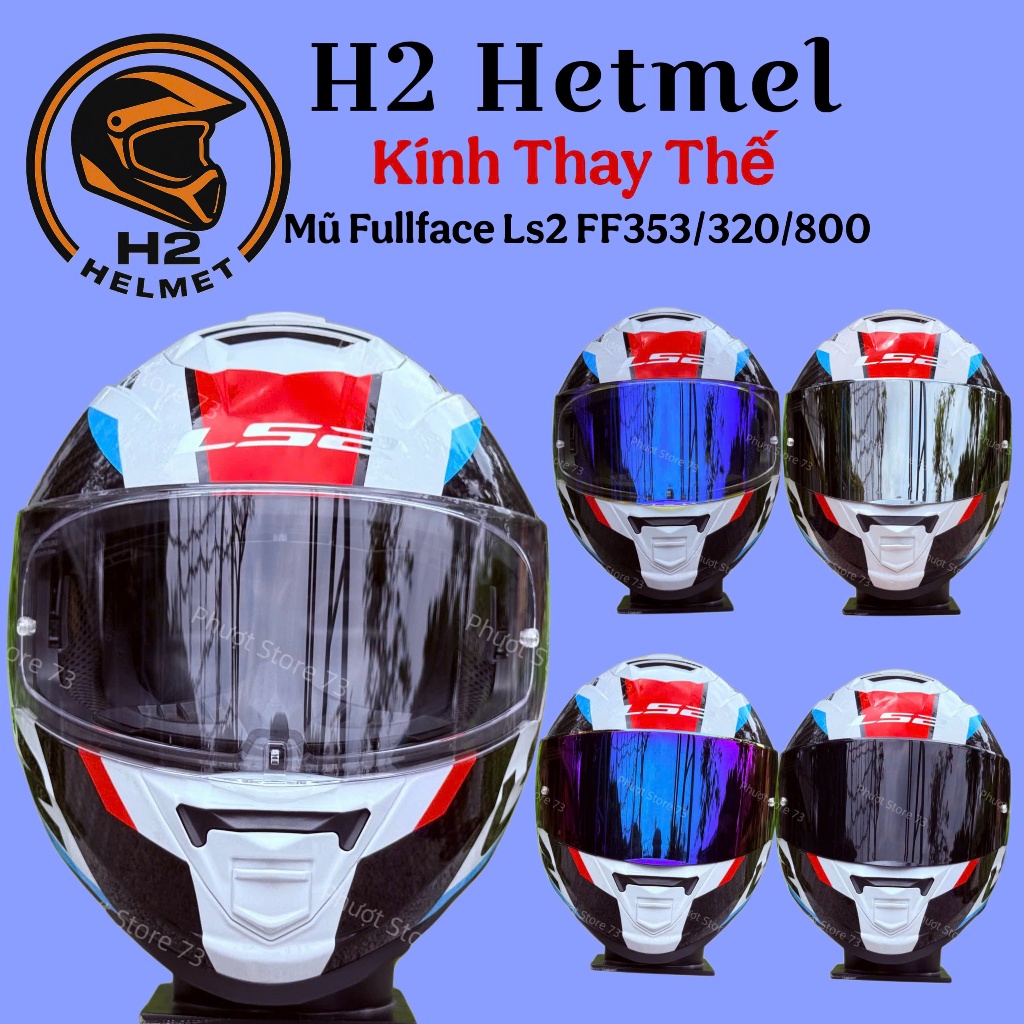 Kính Thay Thế Nón Fullface LS2 FF353 / FF320 / FF800 ( Không Bao Gồm Mũ )