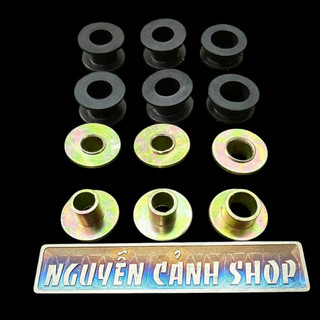 Bộ ốc cao su đệm gác chân Xe Wave 2000-2004